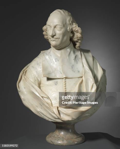 Portrait of Fabrizio Naro, circa 1680. This figure?s individualized facial expression, dynamic turn of the head and animated drapery are all...