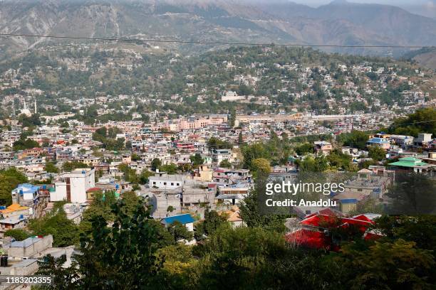 View of Muzaffarabad, capital city of Pakistan administered Kashmir on October 30, 2019.