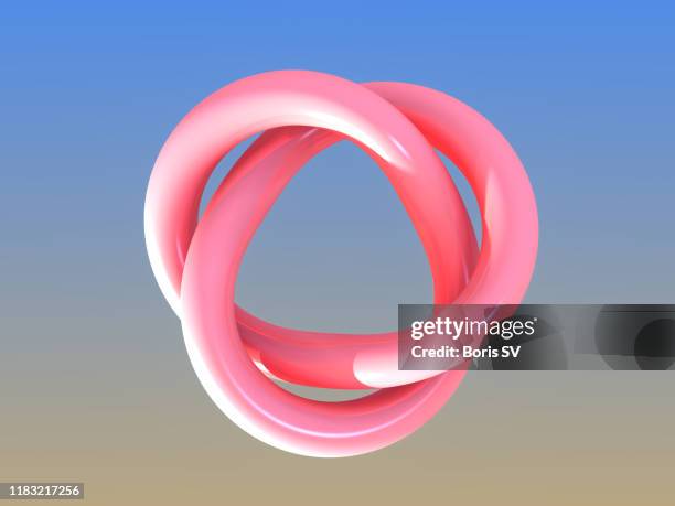 impossible knot - tied knot stock pictures, royalty-free photos & images