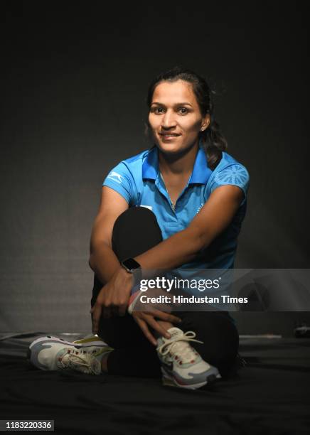 Captain of Indian Women Hockey Team Rani Rampal poses for a picture at HT House on November 16, 2019 in New Delhi, India.