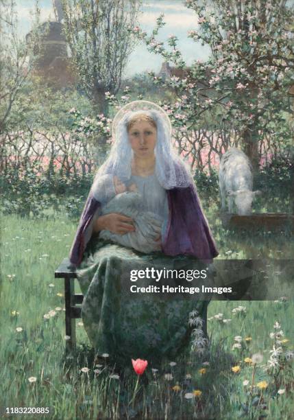 The Blessed Mother, 1892. George Hitchcock decided to study art in Paris after practicing law for five years. He eventually settled in Holland and...