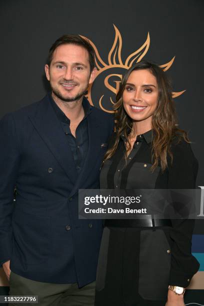 Frank Lampard and Christine Lampard attend the launch of Jamie Redknapp's fashion venture, Sandbanks, at Yopo, The Mandrake Hotel on October 24, 2019...