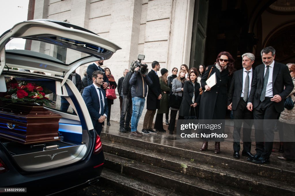 Funerals Of Antonello Falqui In Rome