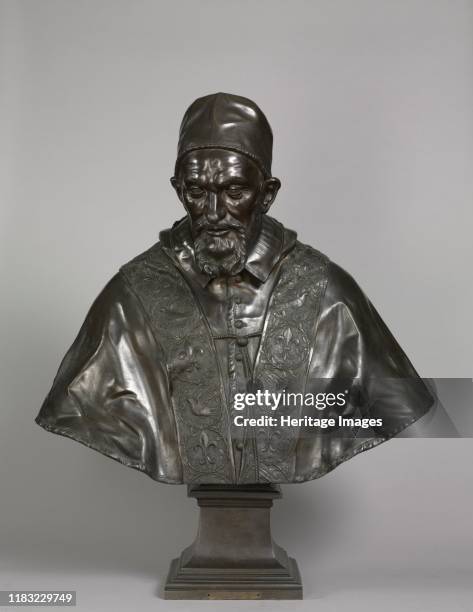 Portrait of Pope Innocent X Pamphili, designed 1647-1648; cast 1650-1700. Innocent X was pope from 1644 until his death in 1655. Although he was not...