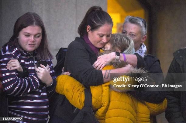 Murdered 17-year-old Girl Scout Jodie Chesney's stepmother Joanne outside the Old Bailey in London after Svenson Ong-a-Kwie and 17-year-old Arron...