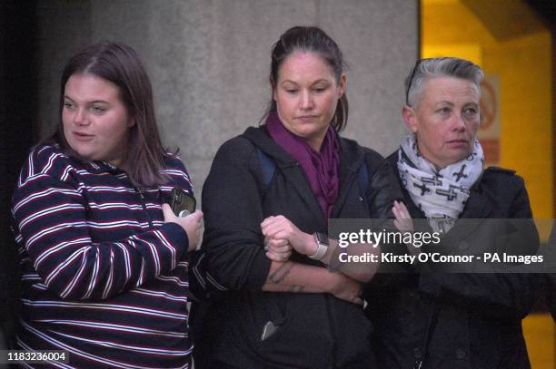 Murdered 17-year-old Girl Scout Jodie Chesney's stepmother Joanne outside the Old Bailey in London after Svenson Ong-a-Kwie and 17-year-old Arron...
