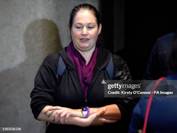 Murdered 17-year-old Girl Scout Jodie Chesney's stepmother Joanne, outside the Old Bailey in London after Svenson Ong-a-Kwie and 17-year-old Arron...