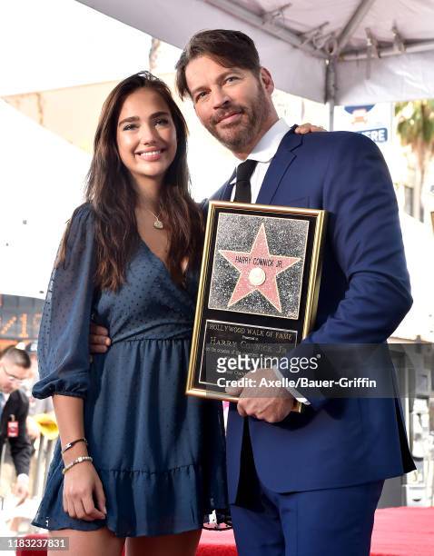 Harry Connick Jr. And daughter Charlotte Connick attend the ceremony honoring Harry Connick Jr. With star on the Hollywood Walk of Fame on October...