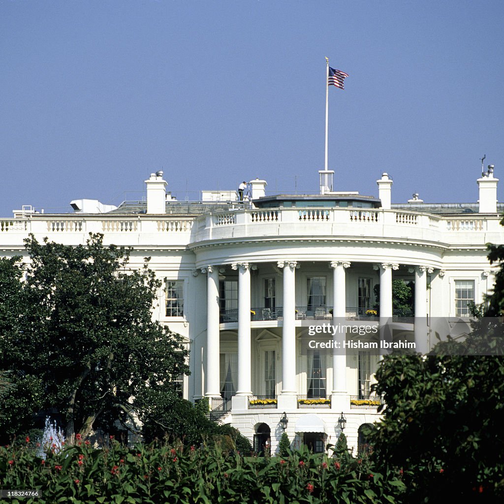 The White House, Close-up, Washington DC, USA