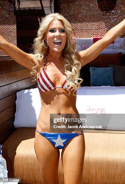 Gretchen Christine Rossi hosts a pool party at Bare pool lounge at The Mirage Hotel and Casino on July 2, 2011 in Las Vegas, Nevada.