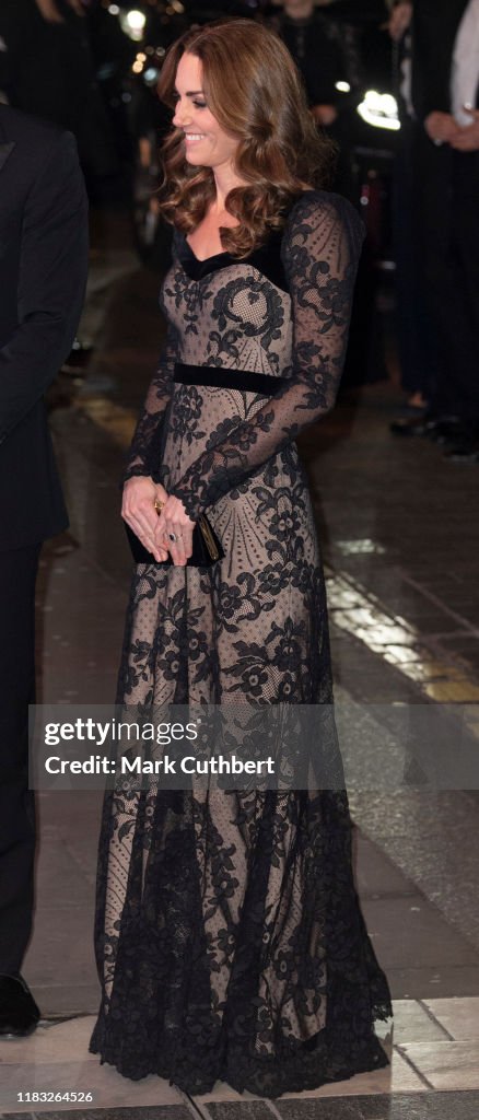 The Duke And Duchess Of Cambridge Attend The Royal Variety Performance