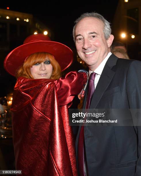 Linda Ramone and Dr. David Agus attend the Transformative Medicine of USC: Rebels with a Cause GALA at on October 24, 2019 in Santa Monica,...