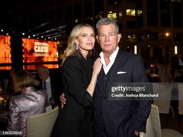 Sara Foster and David Foster attend the Transformative Medicine of USC: Rebels with a Cause GALA at on October 24, 2019 in Santa Monica, California.