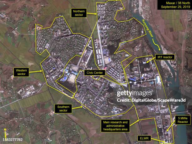 Figure 1C. Timeline of Yongbyon City expansion. Credit: Maxar/38 North via Getty Images