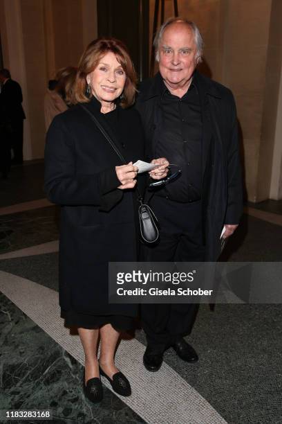 Senta Berger and Michael Verhoeven at the opera premiere of "Die tote Stadt" by Erich Wolfgang Korngold at Bayerische Staatsoper on November 18, 2019...