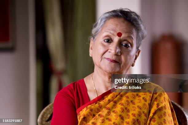 1,553 Old Lady In Saree Stock Photos, High-Res Pictures, and