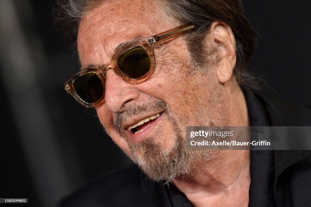 Al Pacino attends the Premiere of Netflix's "The Irishman" at TCL