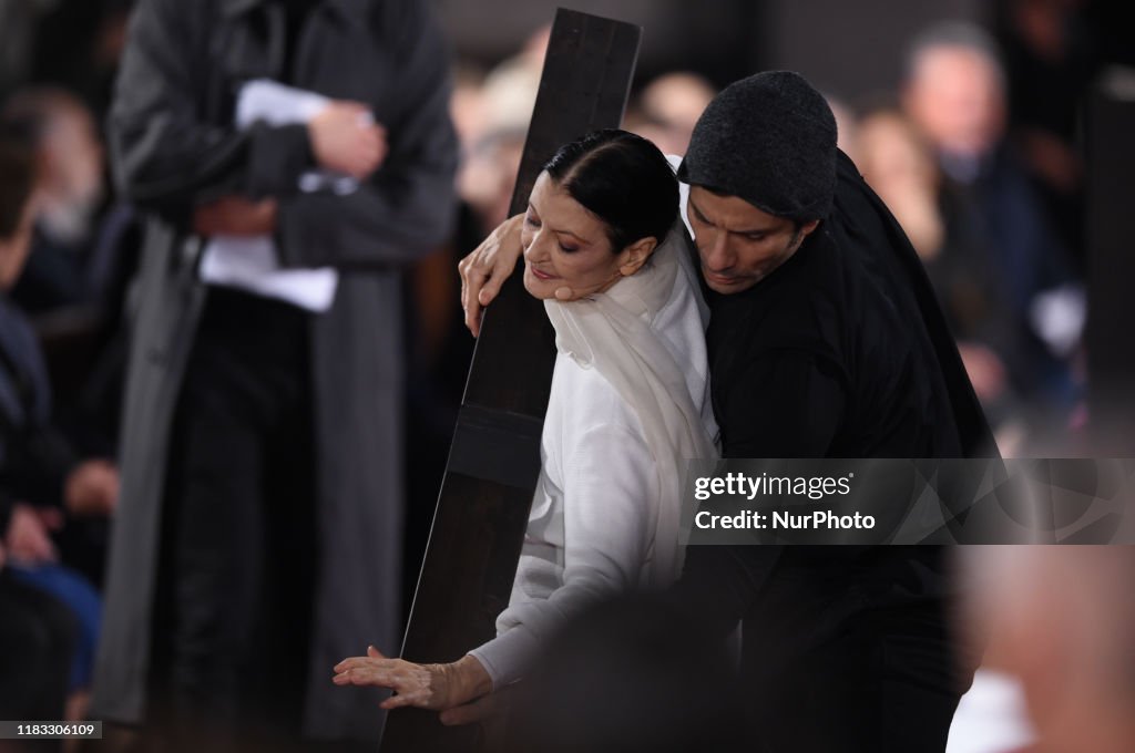 Carla Fracci Perform The 'Poema Della Croce' In Milan