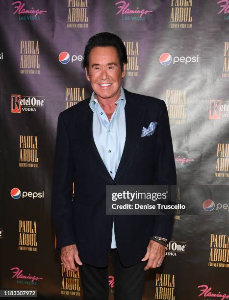 Singer and entertainer Wayne Newton arrives at the opening of “Paula Abdul: Forever Your Girl” At Flamingo Las Vegas on October 24, 2019 in Las...