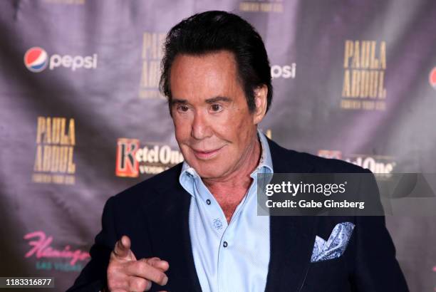 Entertainer Wayne Newton attends the official opening for the "Paula Abdul: Forever Your Girl" Flamingo Las Vegas residency at The Cromwell Las Vegas...