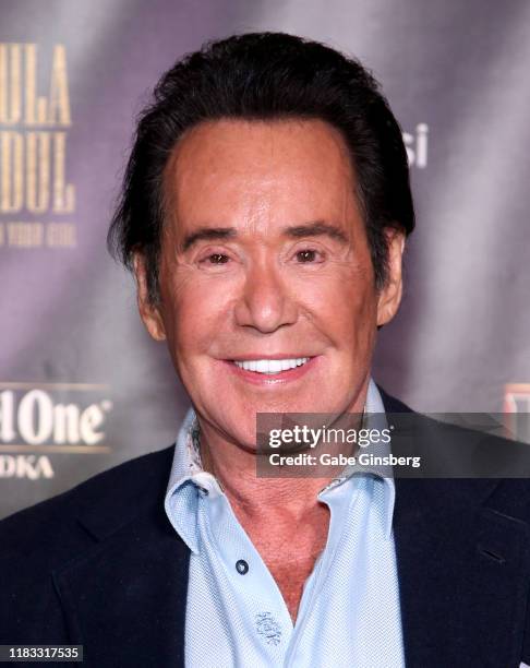 Entertainer Wayne Newton attends the official opening for the "Paula Abdul: Forever Your Girl" Flamingo Las Vegas residency at The Cromwell Las Vegas...