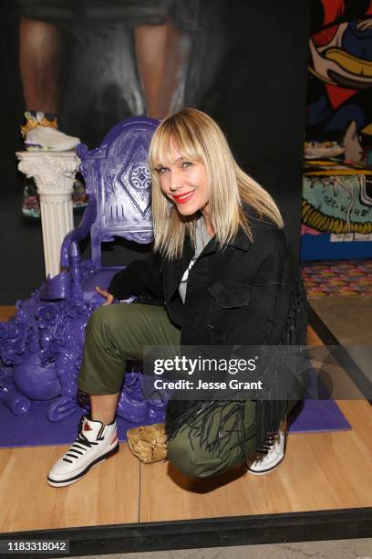April Roomet attends the Sneakertopia Los Angeles VIP Preview at HHLA on October 24, 2019 in Los Angeles, California.