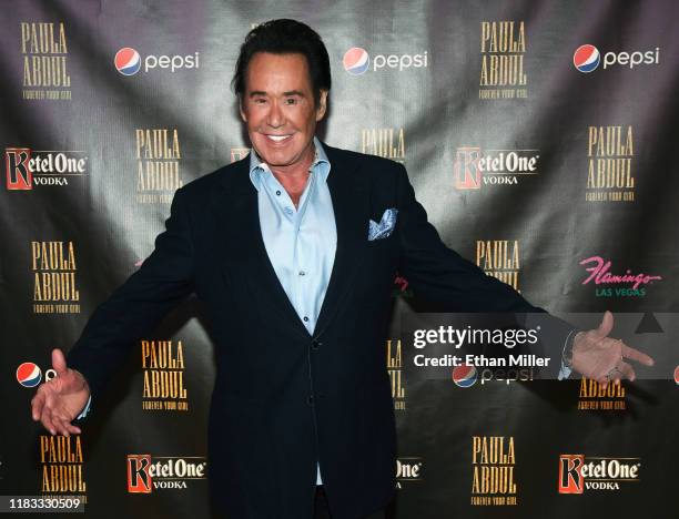 Entertainer Wayne Newton attends the official opening of Paula Abdul's Flamingo Las Vegas residency "Paula Abdul: Forever Your Girl" at The Cromwell...