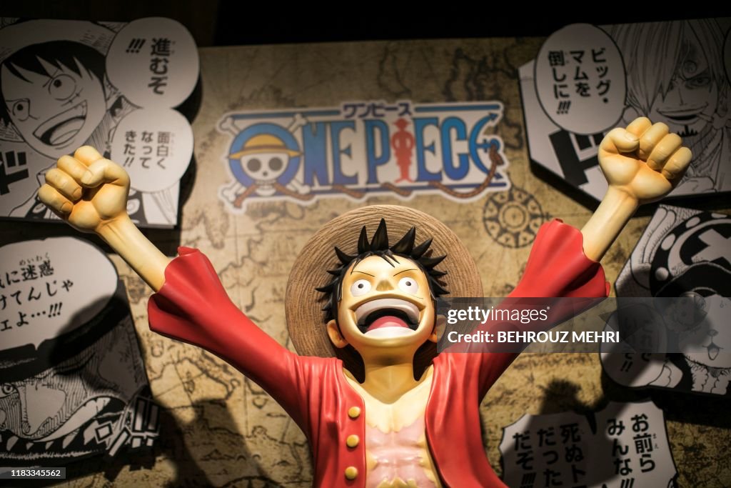Luffy Using Computer Jump Force video game and One Piece anime character Monkey D. Luffy ...