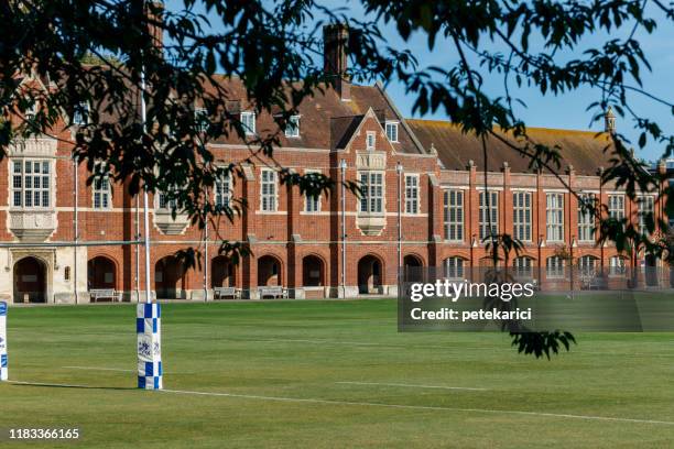 eastbourne college, eastbourne, east sussex, reino unido - eastbourne fotografías e imágenes de stock