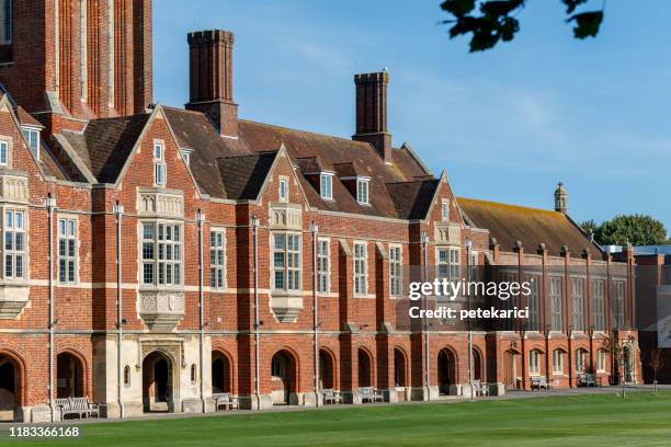 eastbourne college, eastbourne, east sussex, reino unido - eastbourne fotografías e imágenes de stock