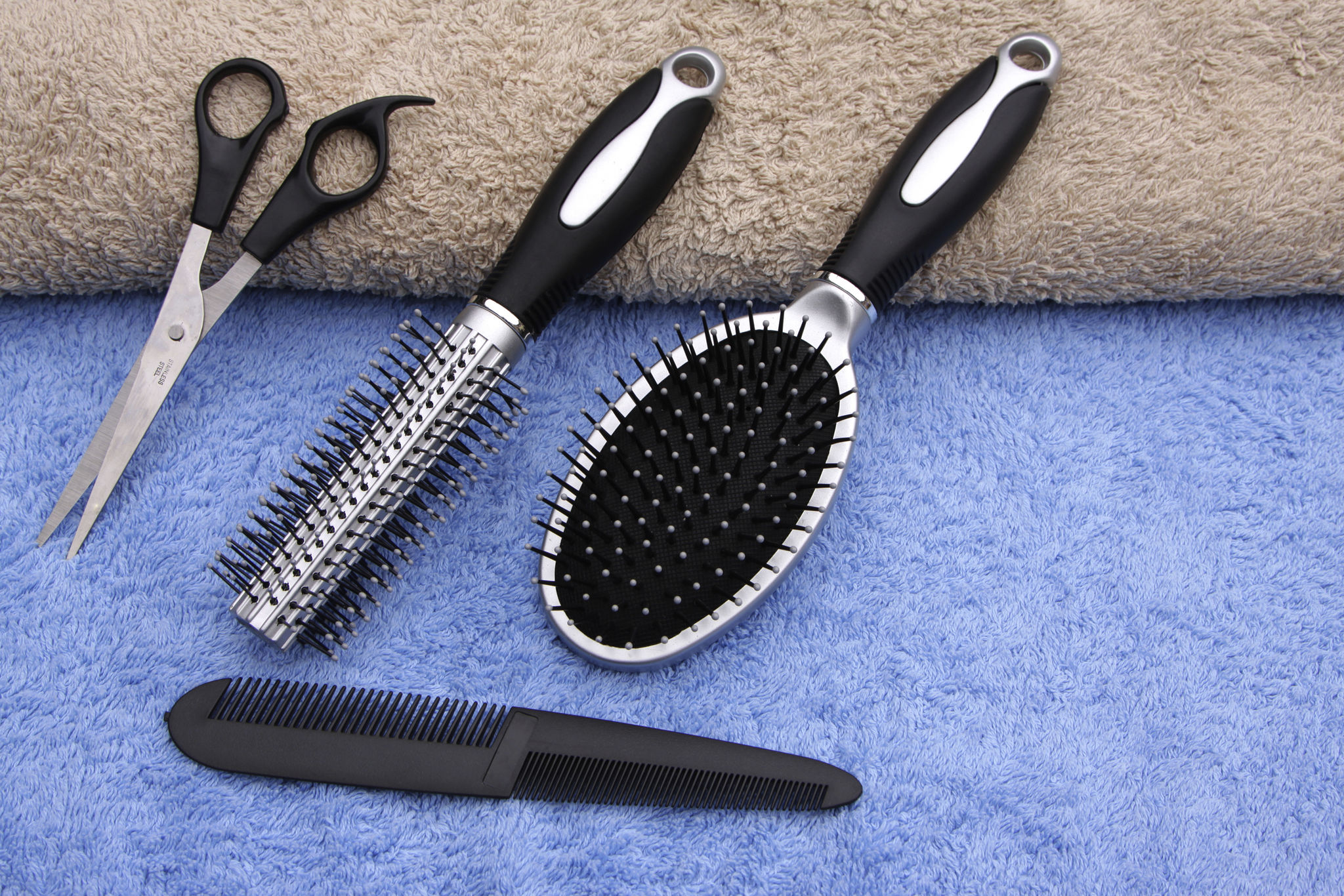 modern hairstyling tools