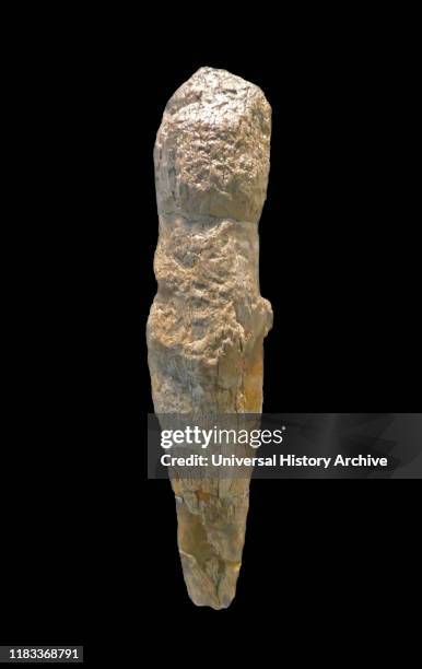 The Venus of Willendorf made from Oolitic limestone.