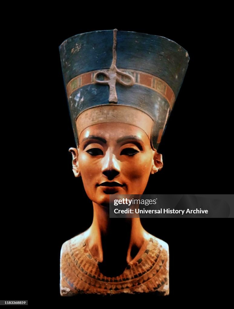 Bust of Nefertiti from the Agyptisches Museum Berlin.