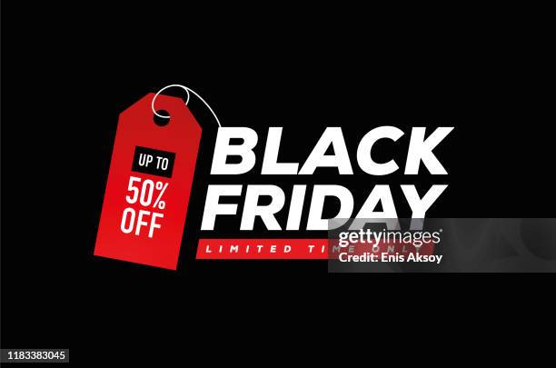 illustrations, cliparts, dessins animés et icônes de vente black friday - etiquette prix