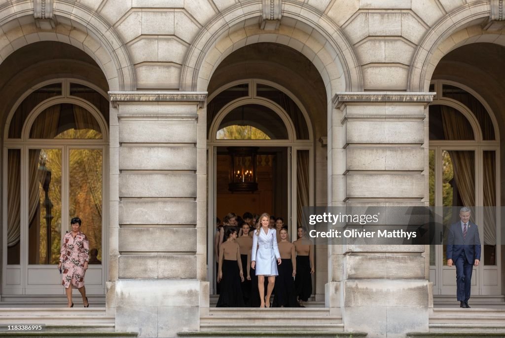 Princess Elisabeth Of Belgium Celebrates Her 18th Anniversary At The Royal Palace In Brussels