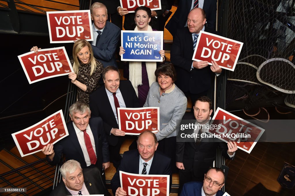 DUP's Foster And Dodds Launch Policy Statement Ahead Of Britain's General Election