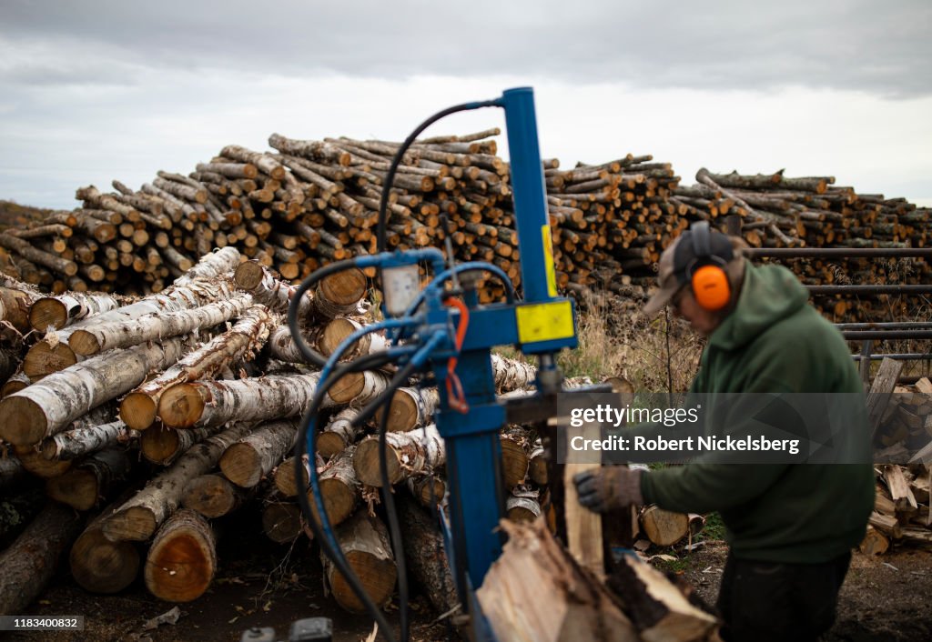 Splitting Firewood