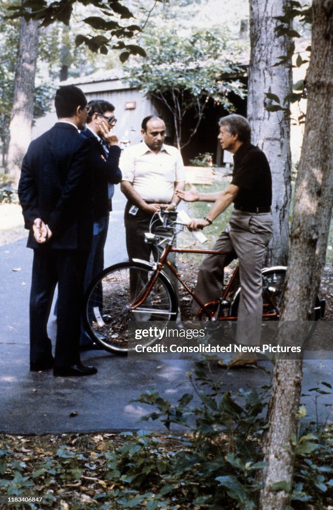 Kamel, Tuhami, Maher, & Carter At Camp David