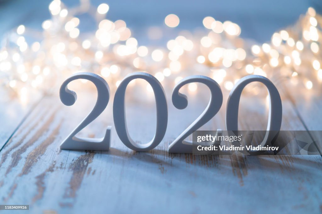 2020 and Christmas decoration