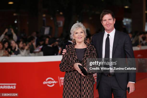 Caterina Caselli and Filippo Sugar attend the red carpet of the movie "Negramaro. L'anima vista da qui" during the 14th Rome Film Festival on October...