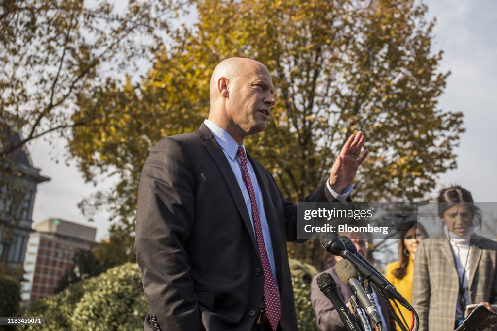 Vice President Pence's Chief Of Staff Marc Short Speaks At White House