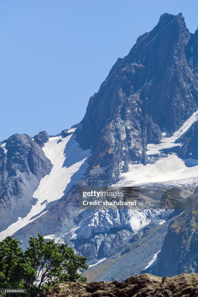 Beautiful mountain landscape of Sonamarg, Jammu and Kashmir state, India.