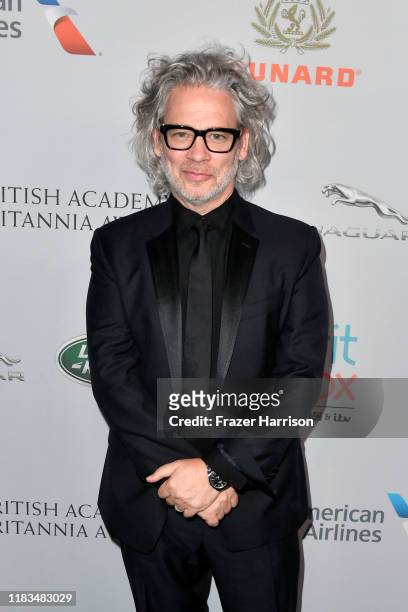 Dexter Fletcher attends the 2019 British Academy Britannia Awards presented by American Airlines and Jaguar Land Rover at The Beverly Hilton Hotel on...