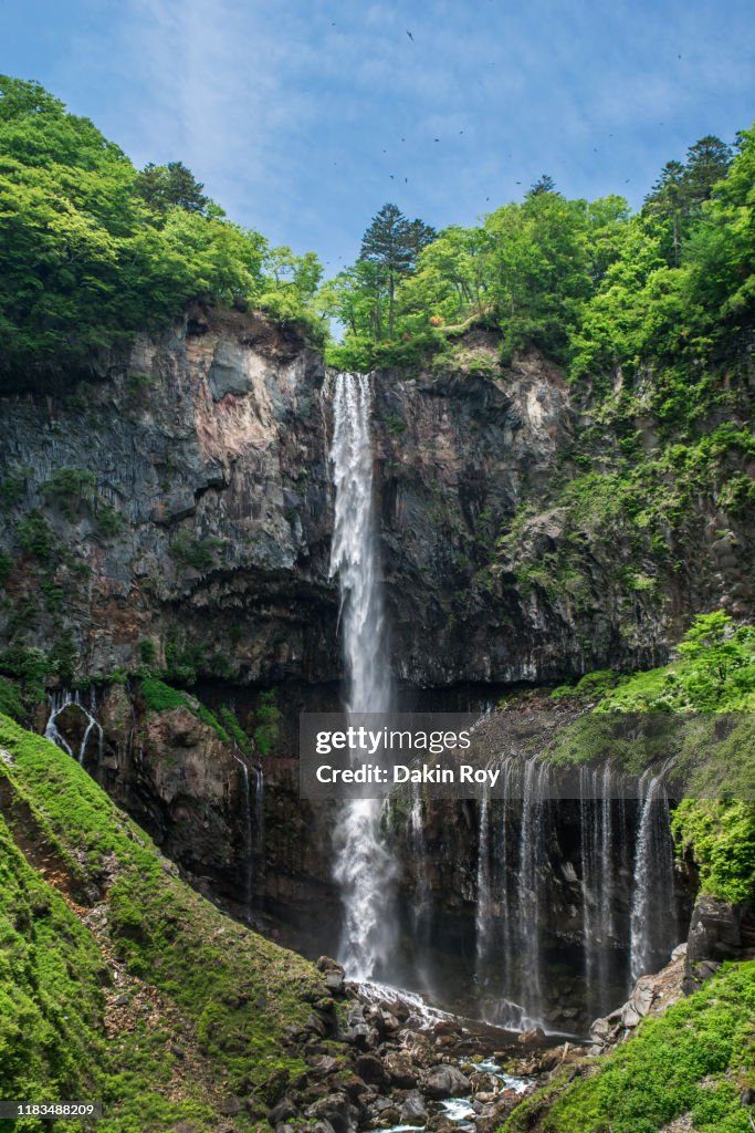 Beautiful And Stunning Kegon Falls At Lake Chūzenji In Nikkō National ...