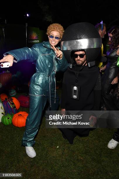 Jessica Biel and Justin Timberlake attend the 2019 Casamigos Halloween Party on October 25, 2019 at a private residence in Beverly Hills, California.