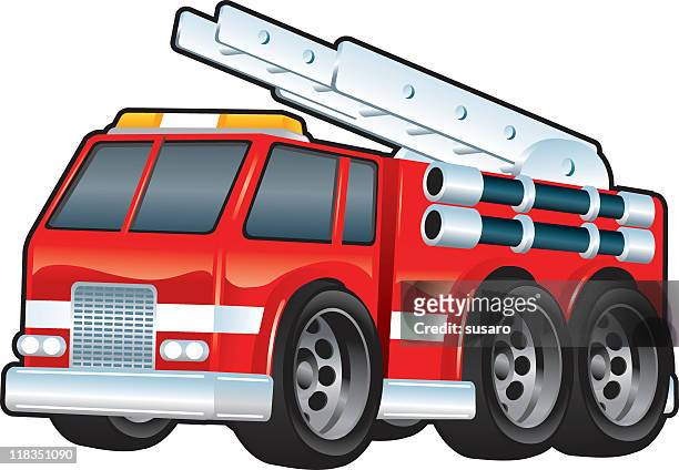 116 Fire Engine Cartoon Photos and Premium High Res Pictures - Getty Images