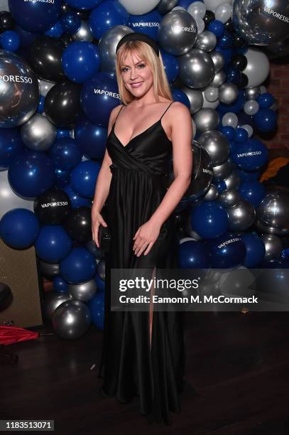 Camilla Kerslake attends the Vaporesso UK Launch party on October 25, 2019 in Birmingham, England.