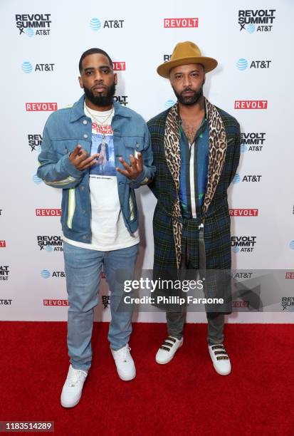 And Joe Budden attend the REVOLT X AT&T 3-Day Summit In Los Angeles - Day 1 at Magic Box on October 25, 2019 in Los Angeles, California.