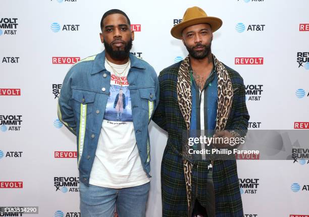 And Joe Budden attend the REVOLT X AT&T 3-Day Summit In Los Angeles - Day 1 at Magic Box on October 25, 2019 in Los Angeles, California.