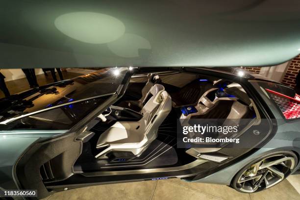Toyota Motor Corp. Lexus LF-30 Electrified Concept vehicle is displayed during a reveal event ahead of the Los Angeles Auto Show in Los Angeles,...